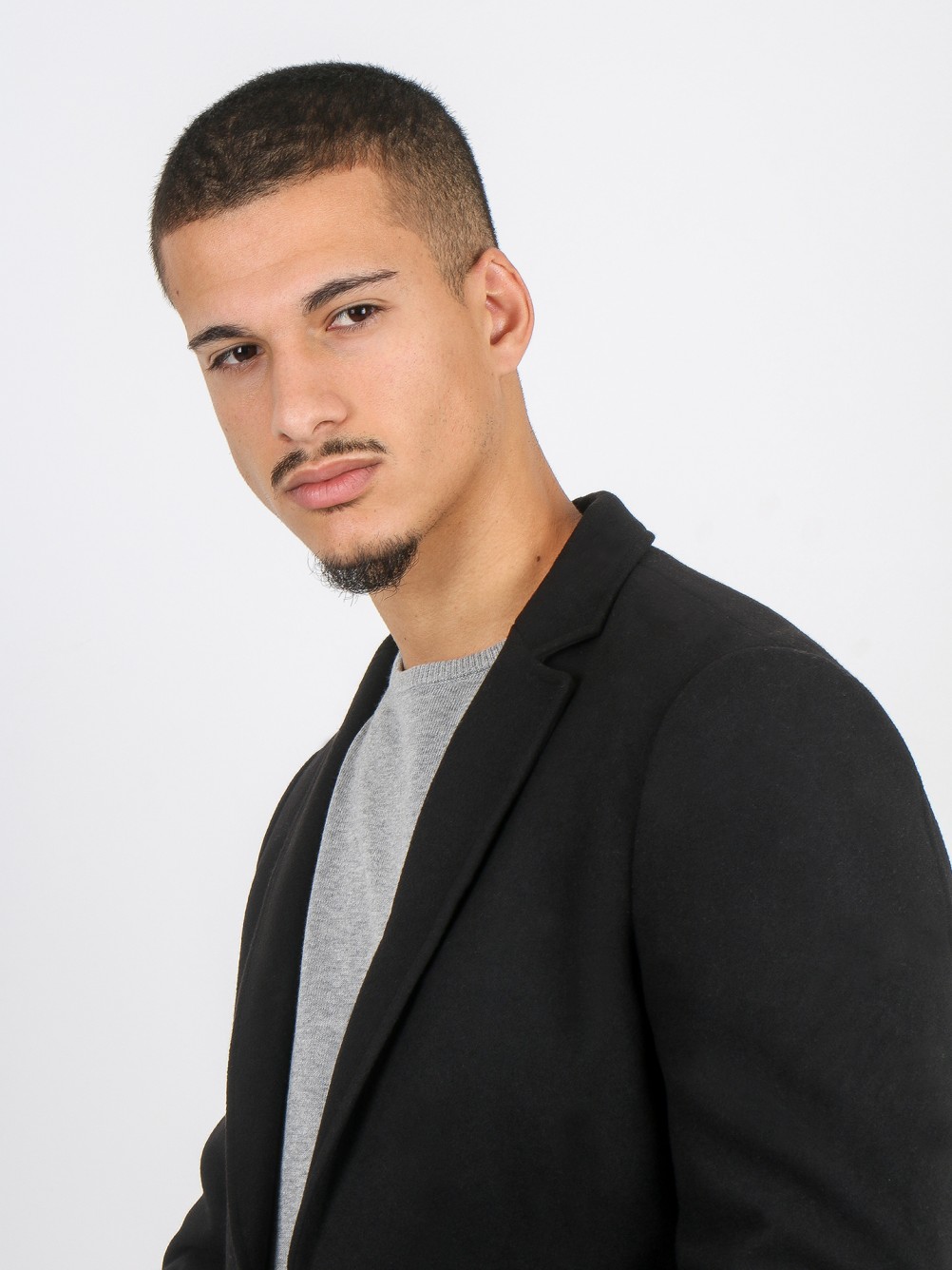 Sobretudo slim fit lapela cl�ssica