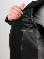 Sobretudo slim fit lapela cl�ssica