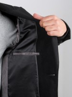 Sobretudo slim fit lapela cl�ssica
