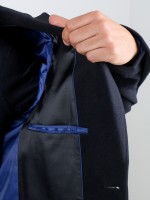 Sobretudo slim fit lapela clássica Sobretudo slim fit lapela clássica