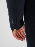 Sobretudo slim fit lapela clássica Sobretudo slim fit lapela clássica