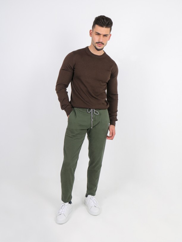 Pantalones jogger chino algodn