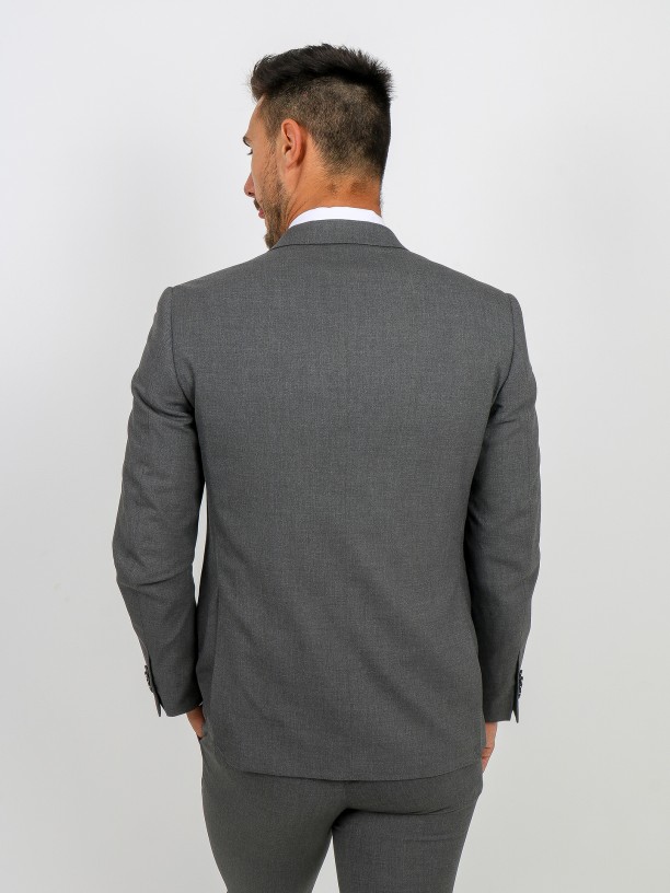 Elegant slim fit blazer recycled fabric