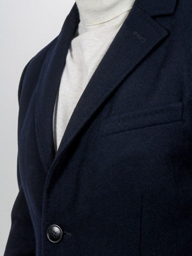 Classic wool overcoat