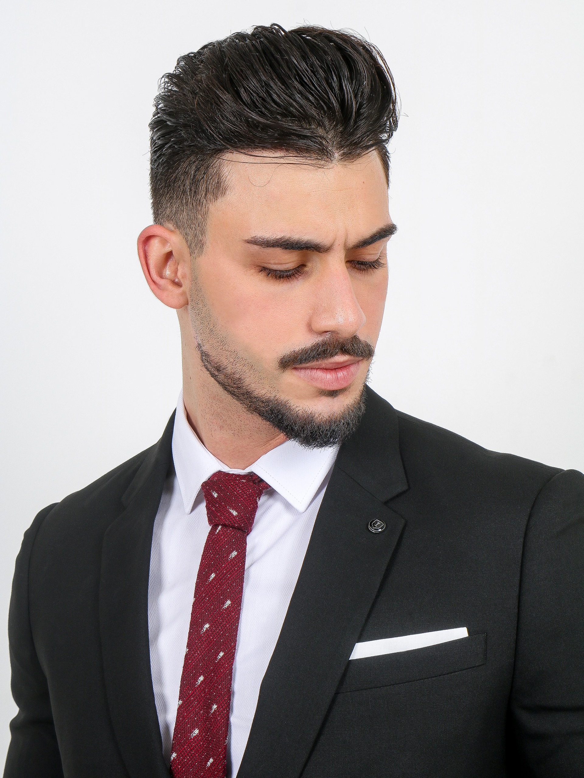 Blazer clássico slim fit recycled fabric