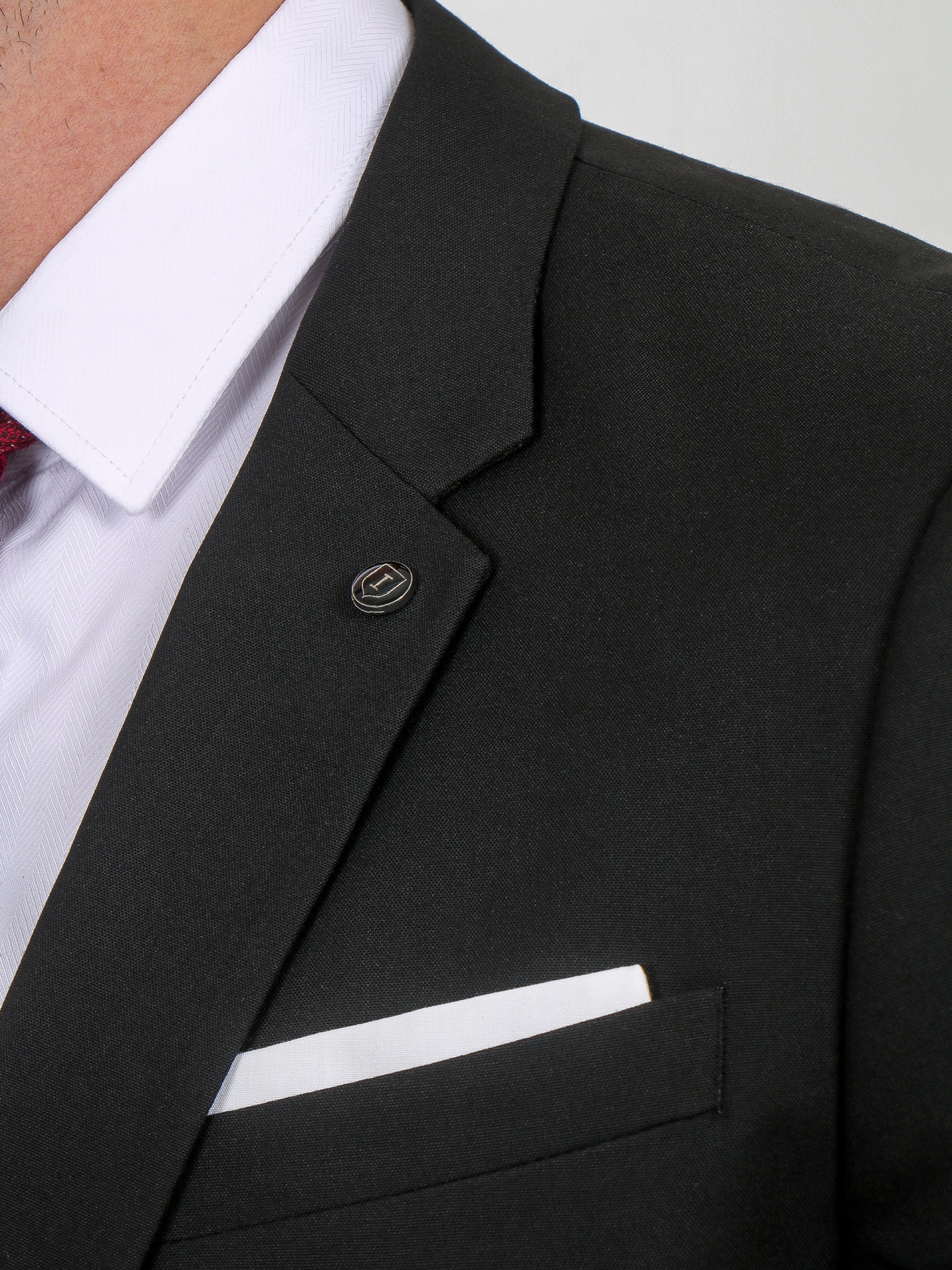 Blazer clássico slim fit recycled fabric