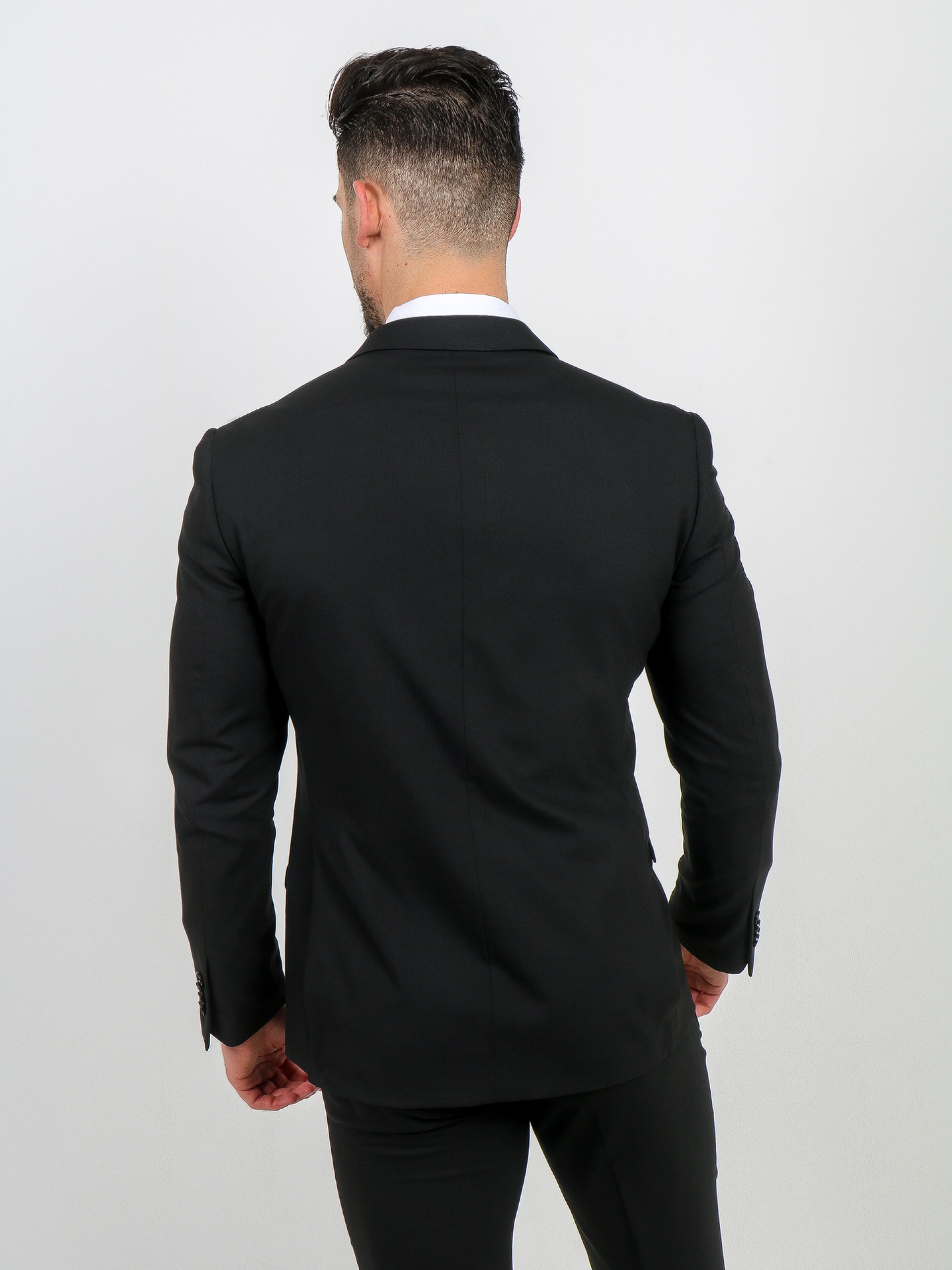 Blazer clássico slim fit recycled fabric