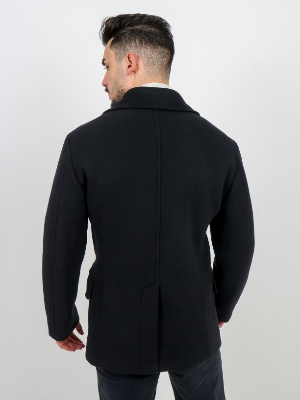 Double breasted long coat