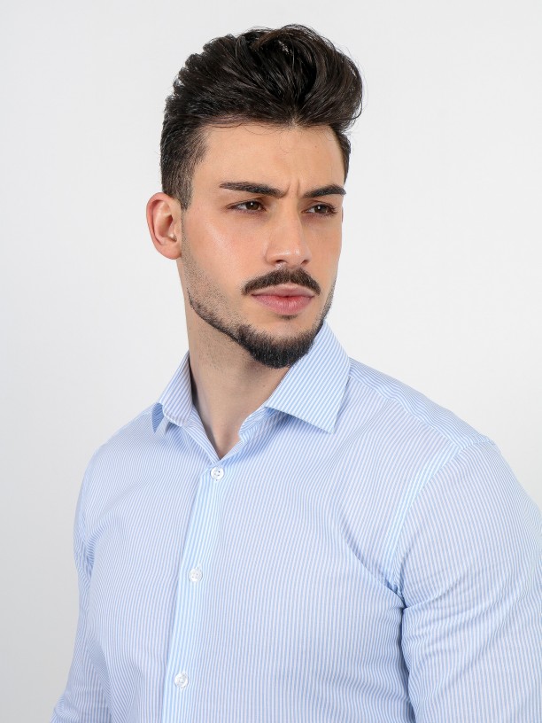 Camisa clásica rayas regular fit Camisa clásica rayas regular fit