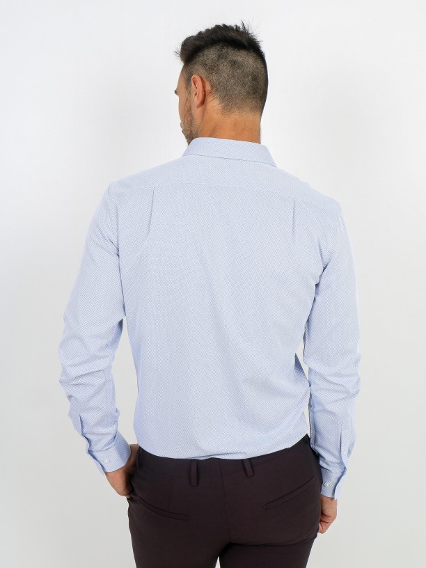Regular fit structured classic shirt