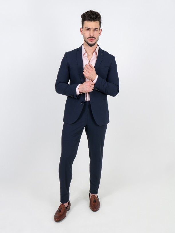 Fato liso slim fit Fato liso slim fit