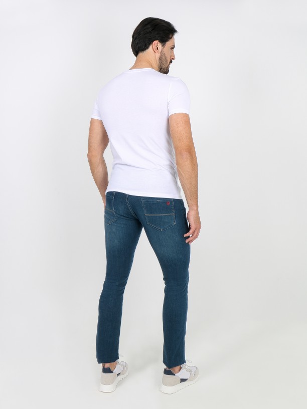 Slim fit jeans thin fabric