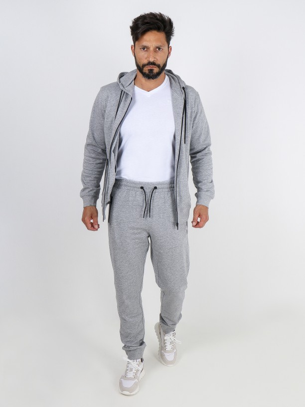 Plain tracksuit trousers