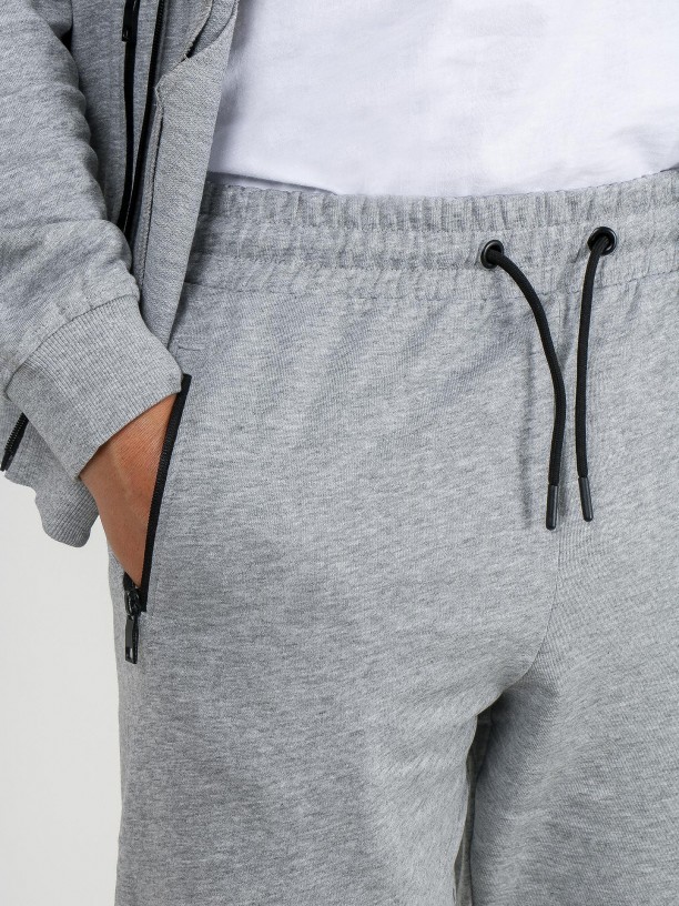 Plain tracksuit trousers