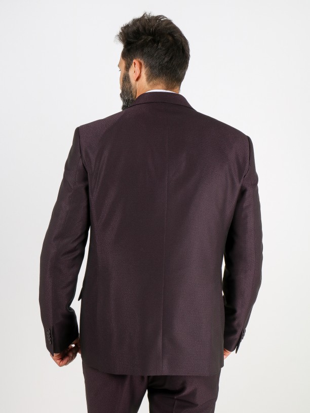 Slim fit ceremonial suit with waistcoat