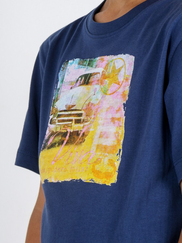 T-shirt 100% algodão cuba kids T-shirt 100% algodão cuba kids