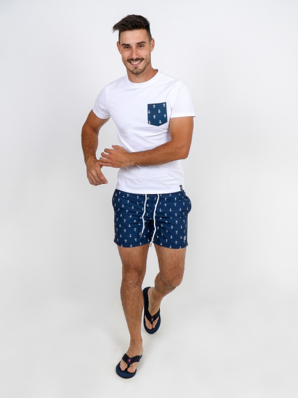 Baador con estampado anclas