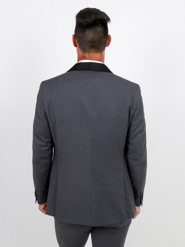 Slim fit ceremonial suit with waistcoat