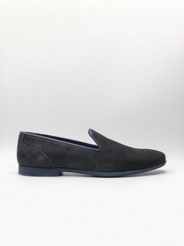 Suede leather casual loafers