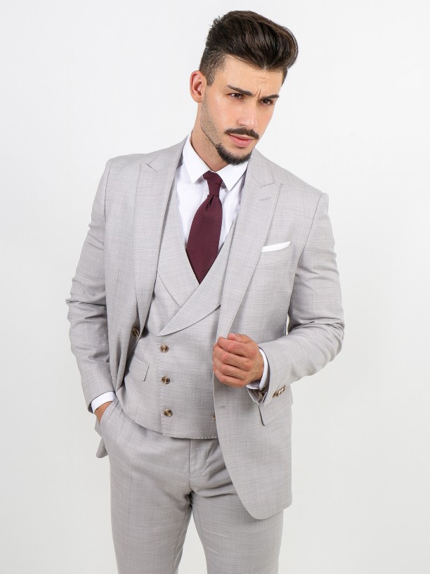 Fato liso slim fit Fato liso slim fit
