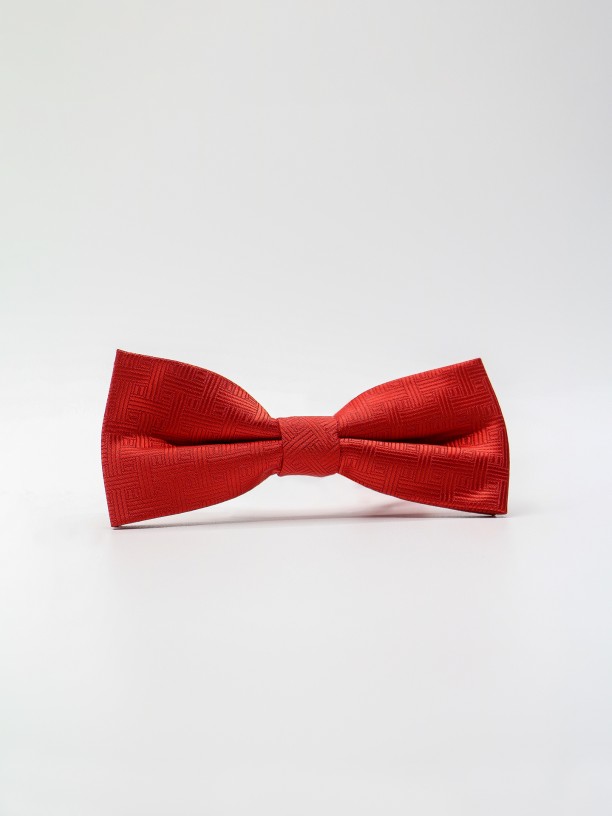 Geometric pattern bow tie