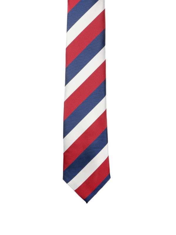 Classic tie with stripes pattern