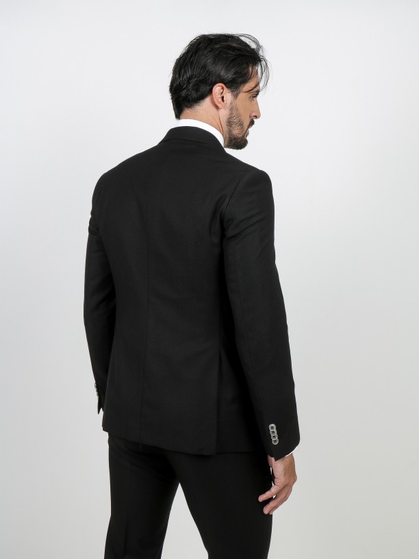 Slim fit ceremonial suit with waistcoat