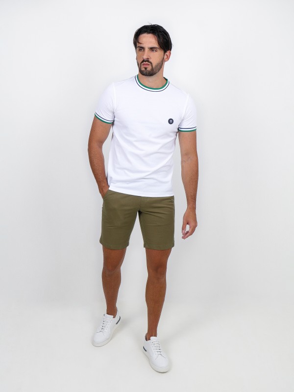 Cotton chino bermuda shorts