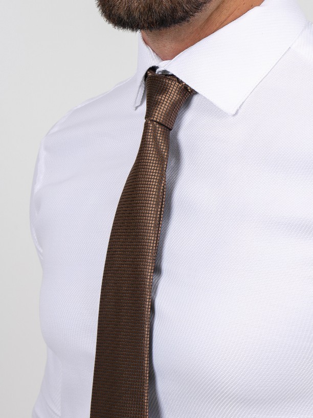 Camisa clssica estrutura regular fit