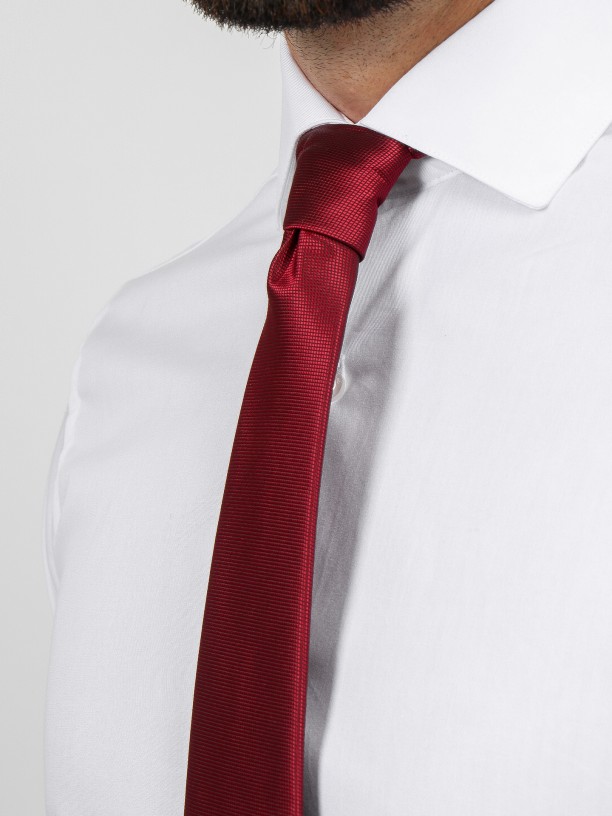 Regular fit plain elegant shirt