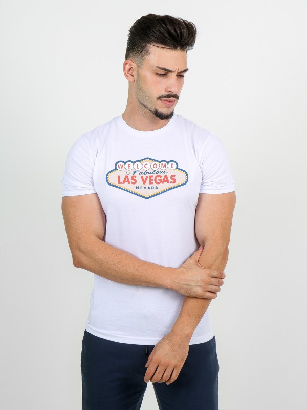 Camiseta 100% algodón Las Vegas