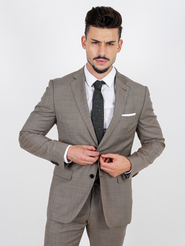 Fato clssico regular fit 100% l
