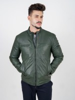 Blus�o de pele genu�na