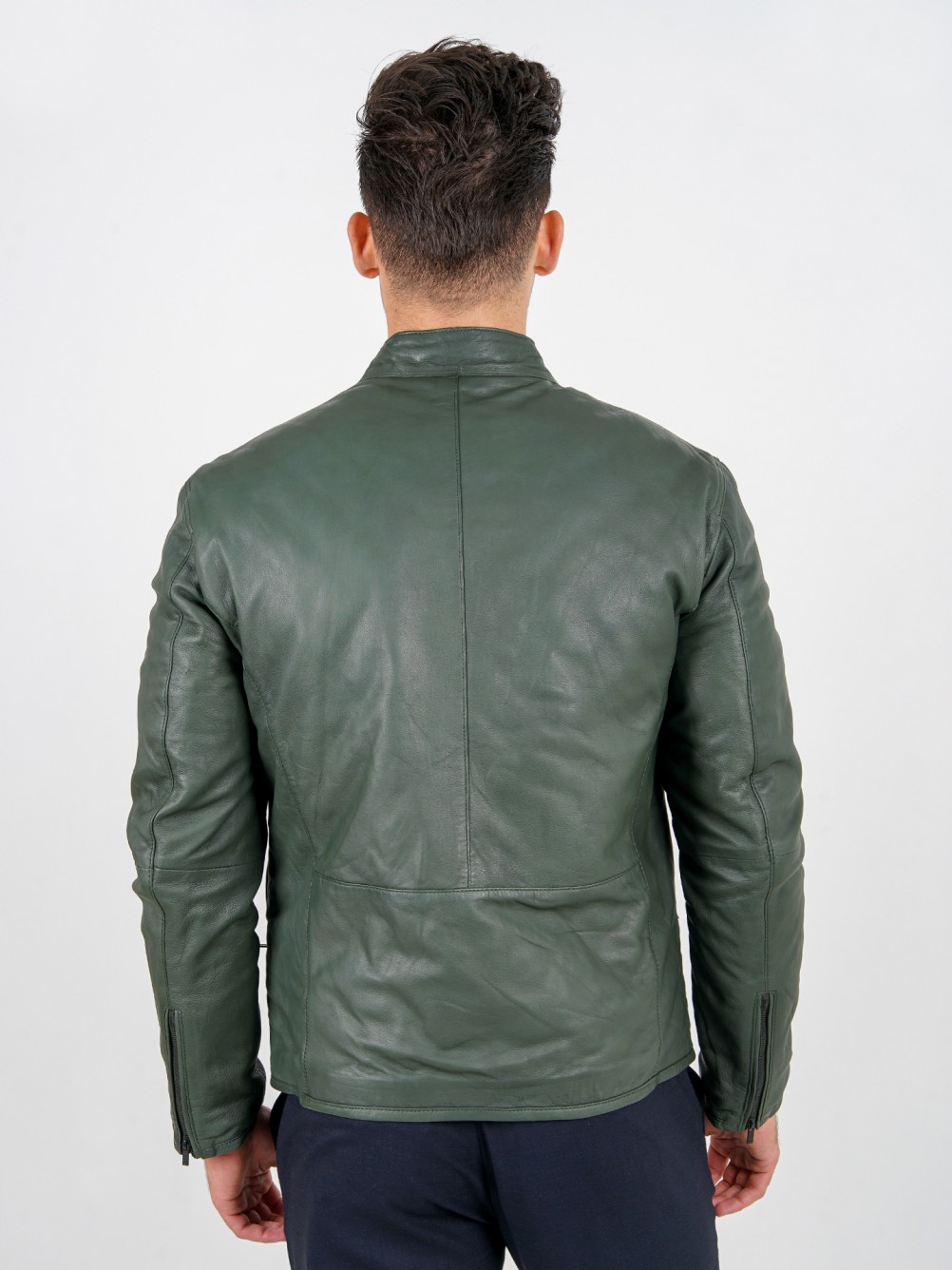 Blus�o de pele genu�na