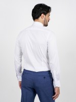 Camisa clássica lisa slim fit elástica Camisa clássica lisa slim fit elástica