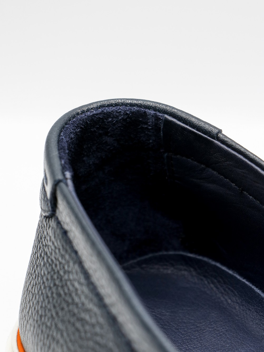 Mocassin casual em pele