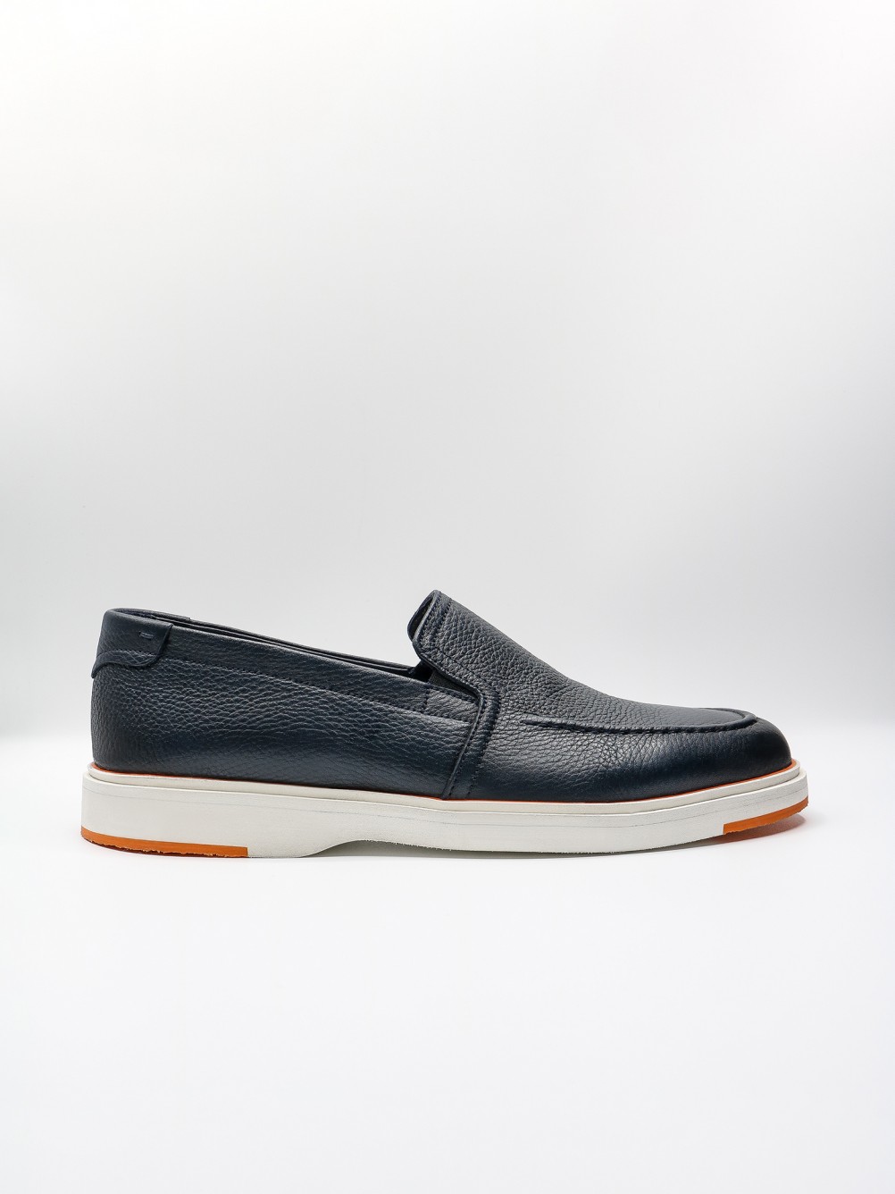 Mocassin casual em pele