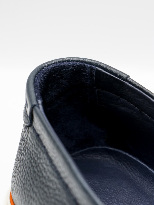 Mocassin casual em pele Mocassin casual em pele