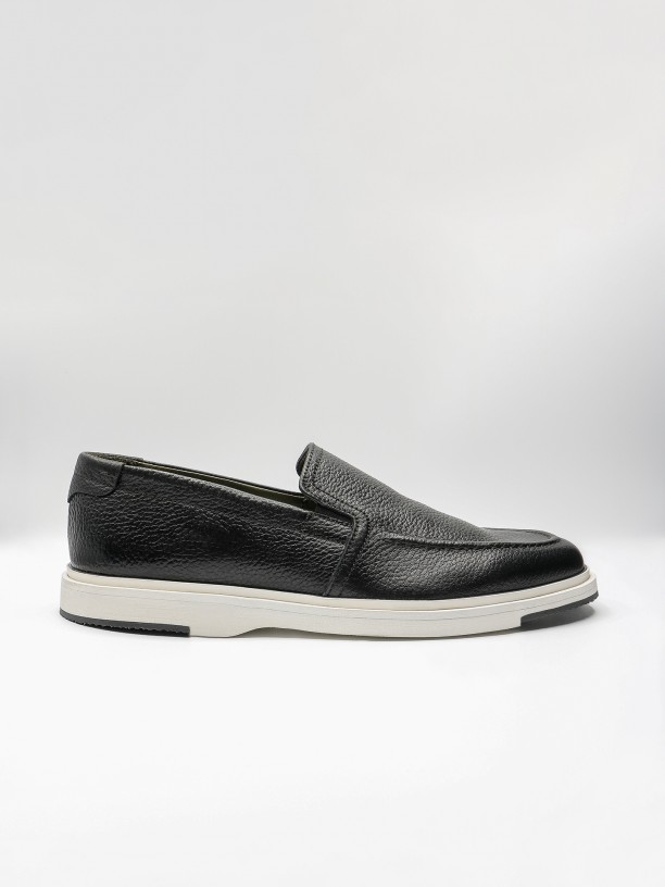 Leather casual moccasins