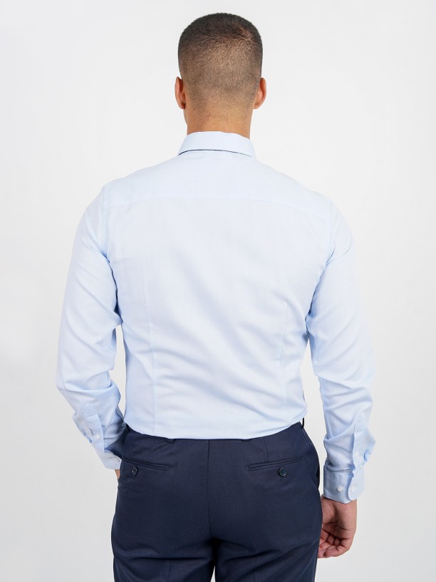 Camisa clsica slim fit estructura