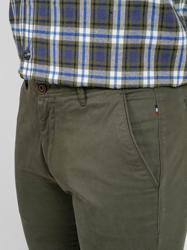 Calas chino slim fit algodo elstico