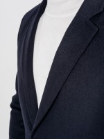 Sobretudo slim fit lapela clássica Sobretudo slim fit lapela clássica