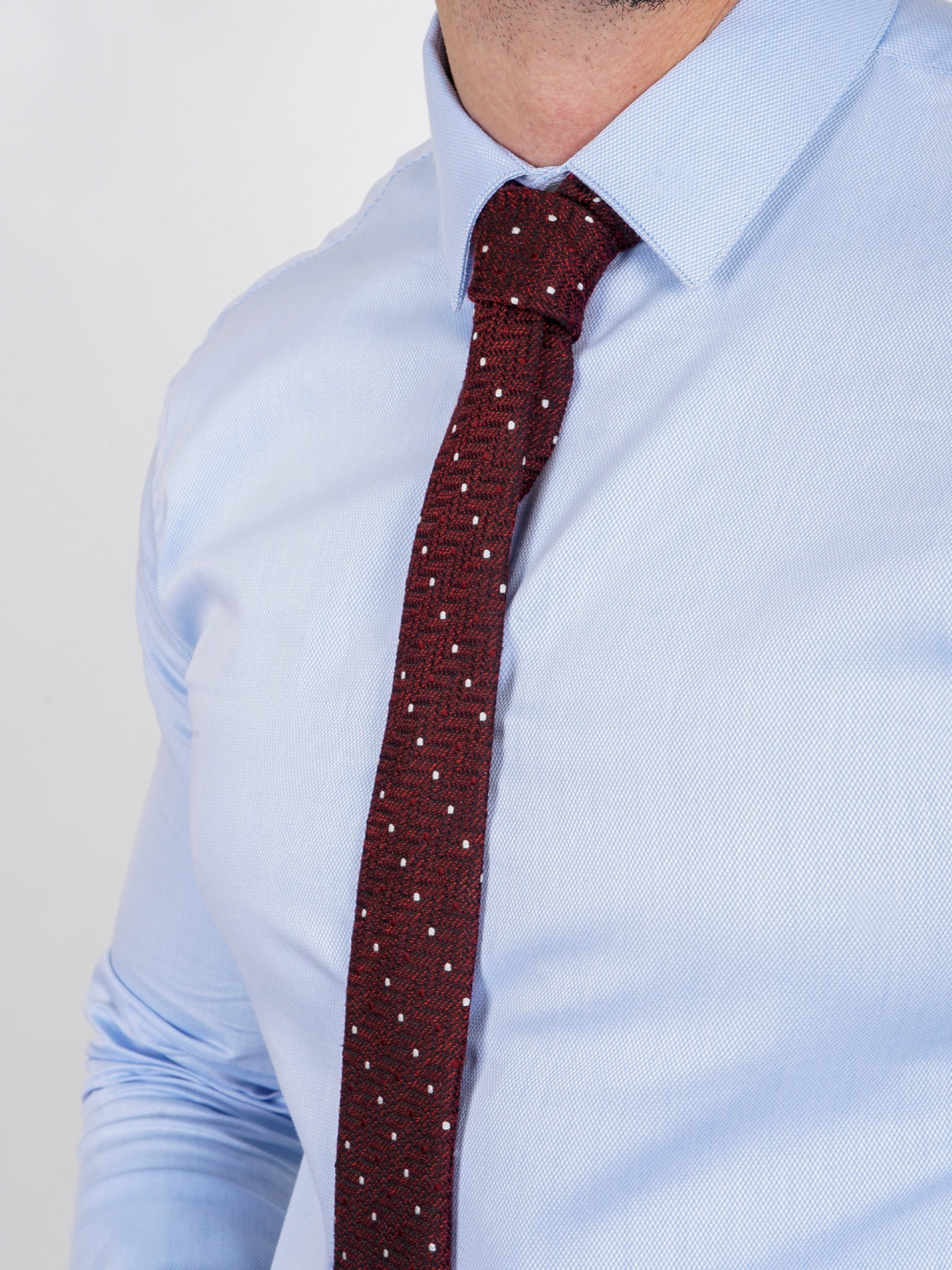 Camisa clásica micro estampado slim fit