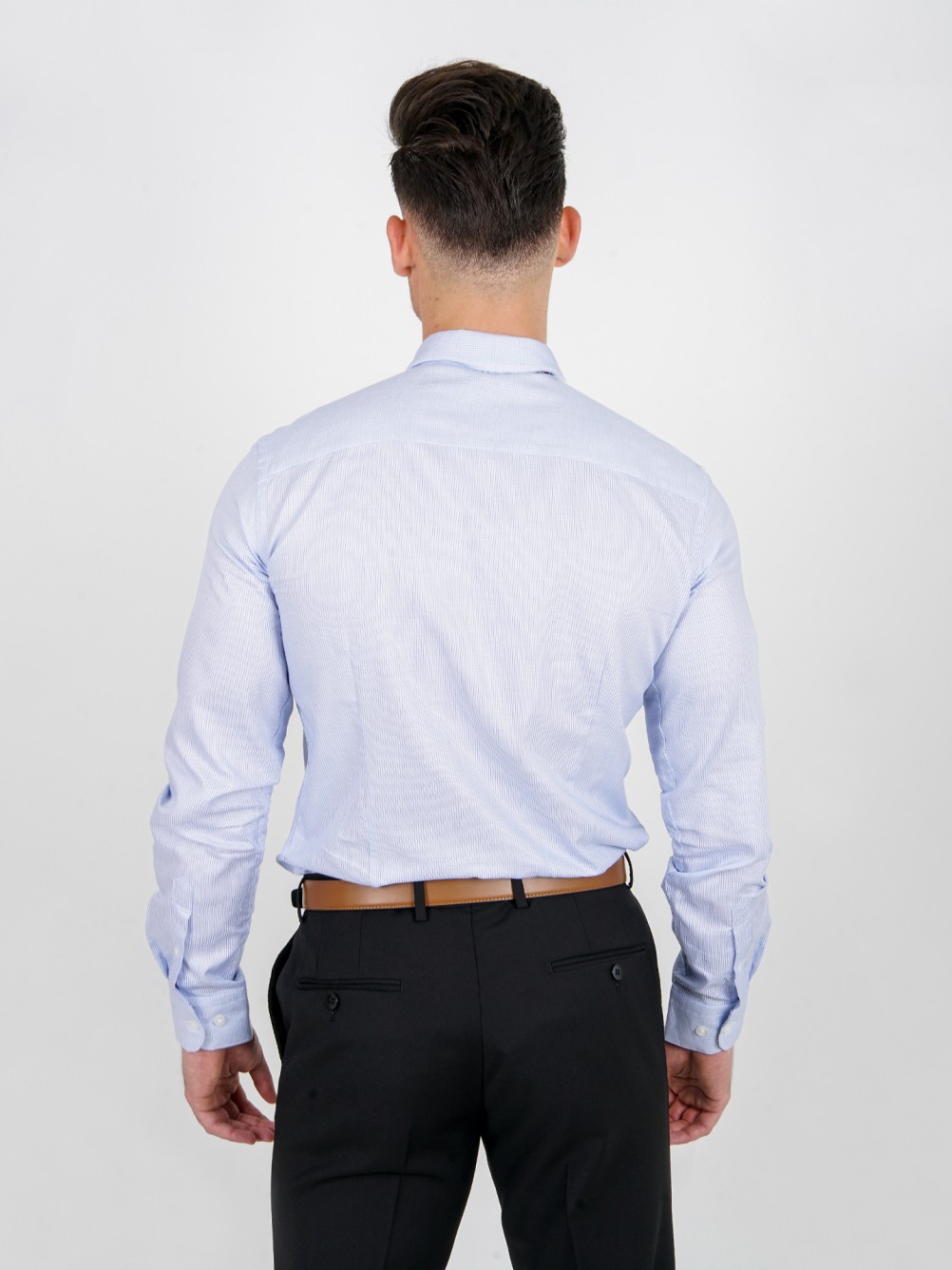 Camisa clásica con estampado slim fit