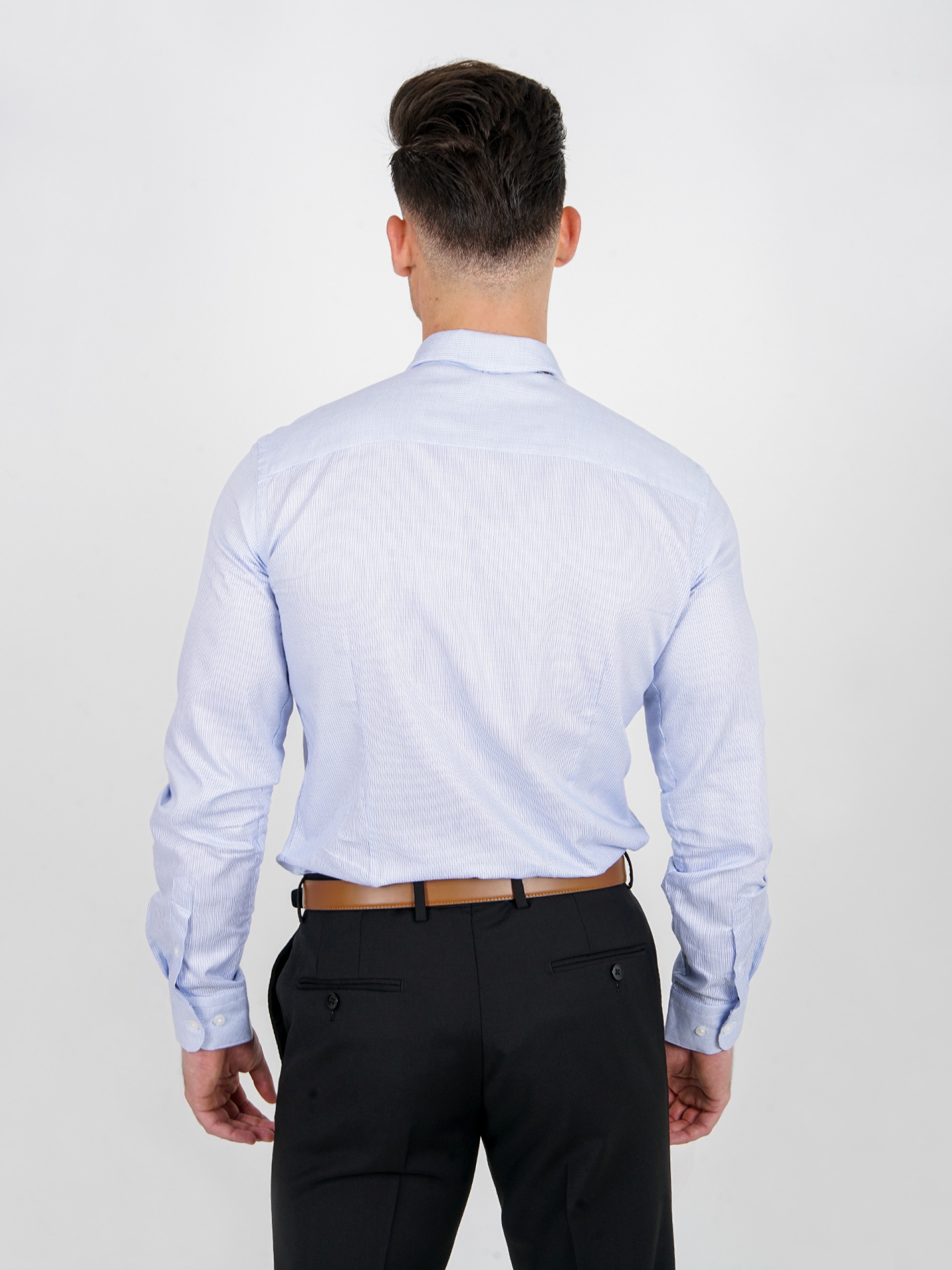 Camisa clásica con estampado slim fit