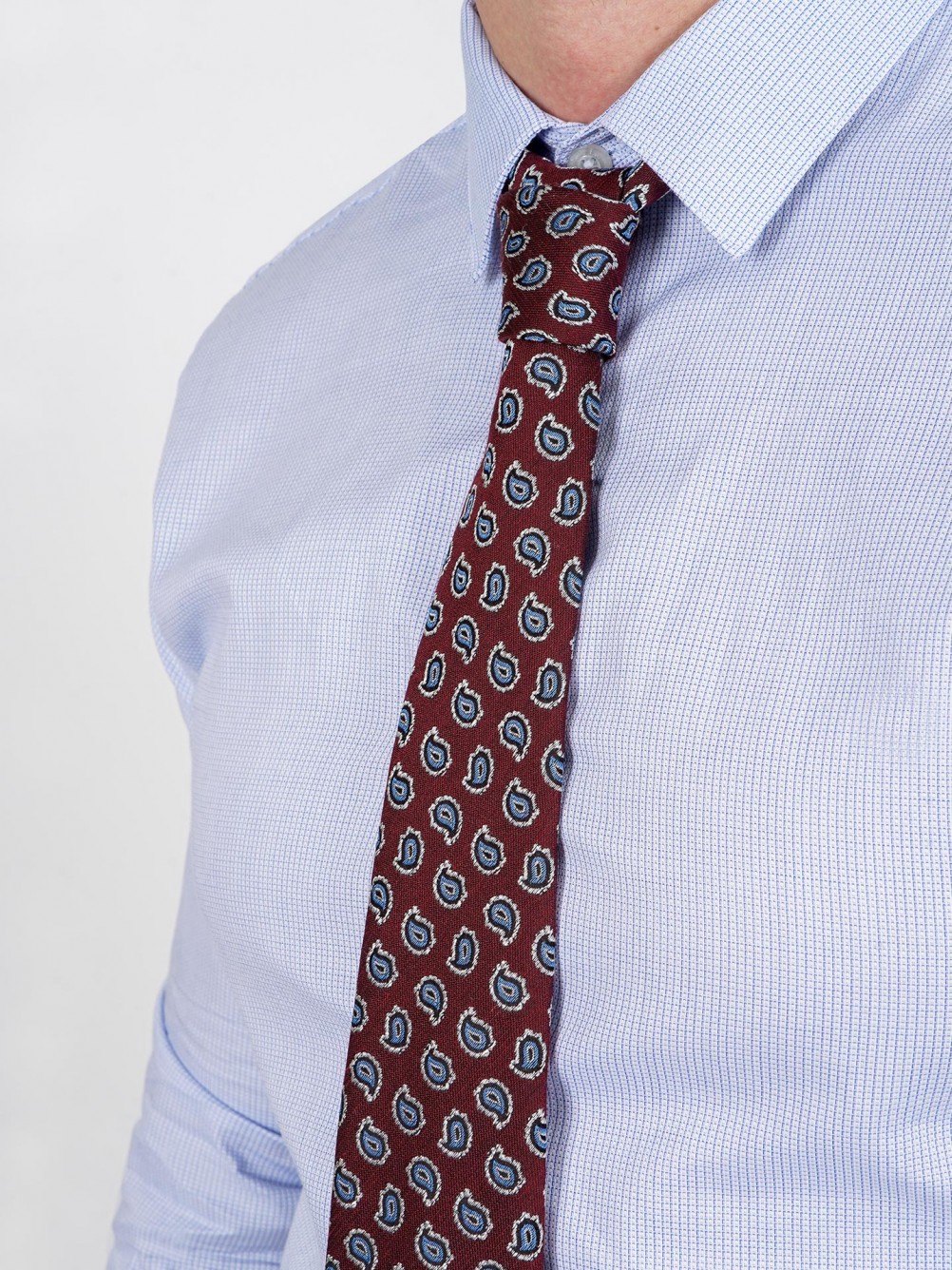 Camisa clásica con estampado slim fit