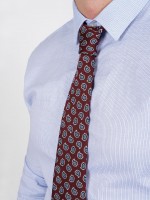 Camisa clásica con estampado slim fit Camisa clásica con estampado slim fit