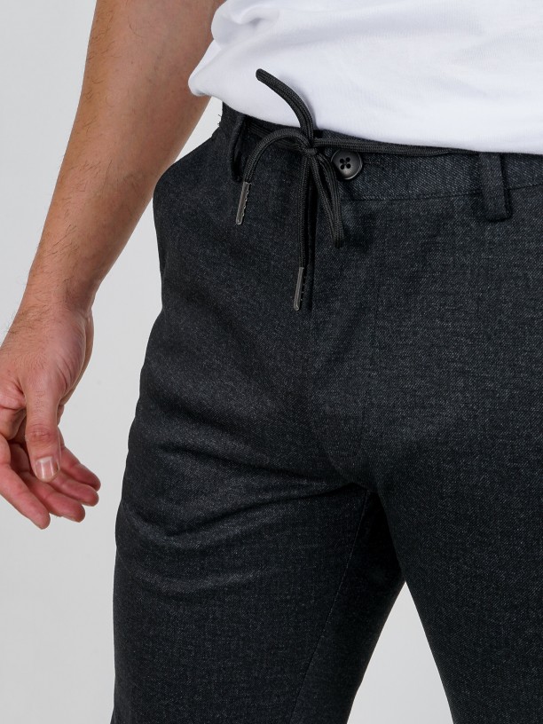 Slim fit jogger trousers