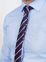 Slim fit micro pattern classic shirt Slim fit micro pattern classic shirt