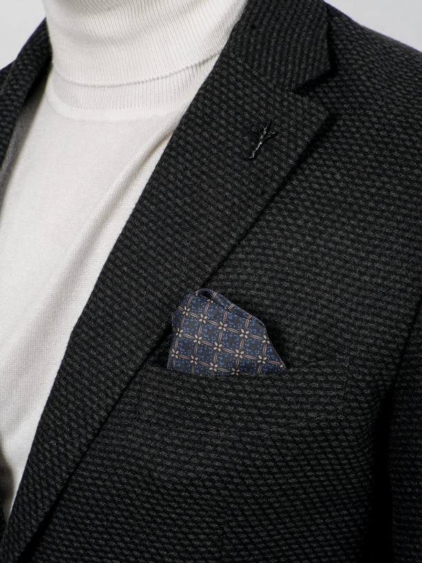 Casual pattern blazer